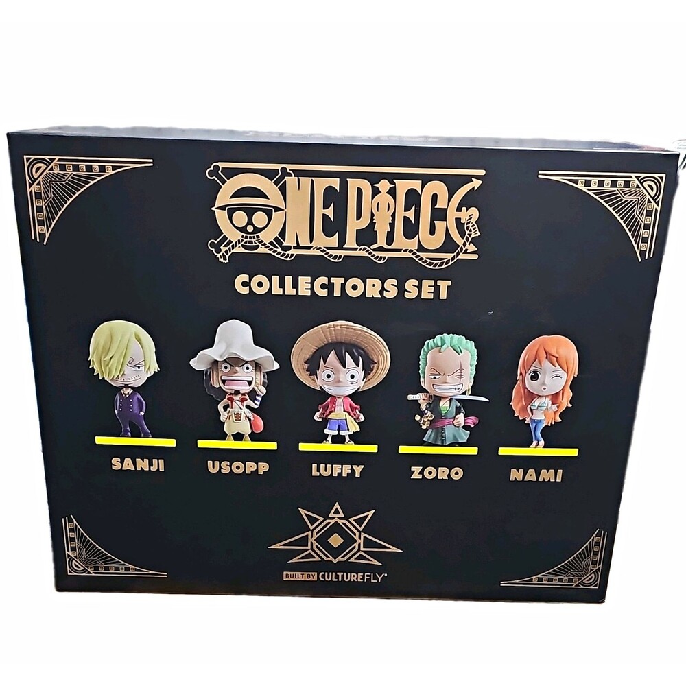 CultureFly One Piece Boxed Vinyl Figure Set Sanji Usopp Luffy Zoro Nami